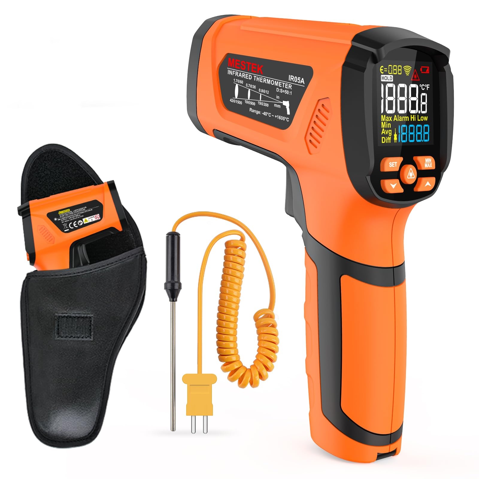 LCD Industrial Thermometer Inf - Industrial Laser Temperature ulasan dan harga