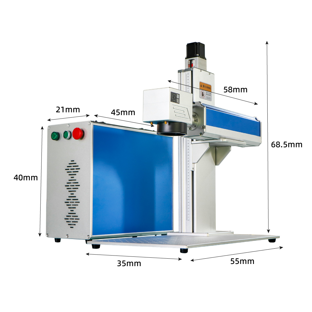 Raycus Fiber Laser Engraver Ma - Industrial Laser Engraving Machine For Metal ulasan dan harga