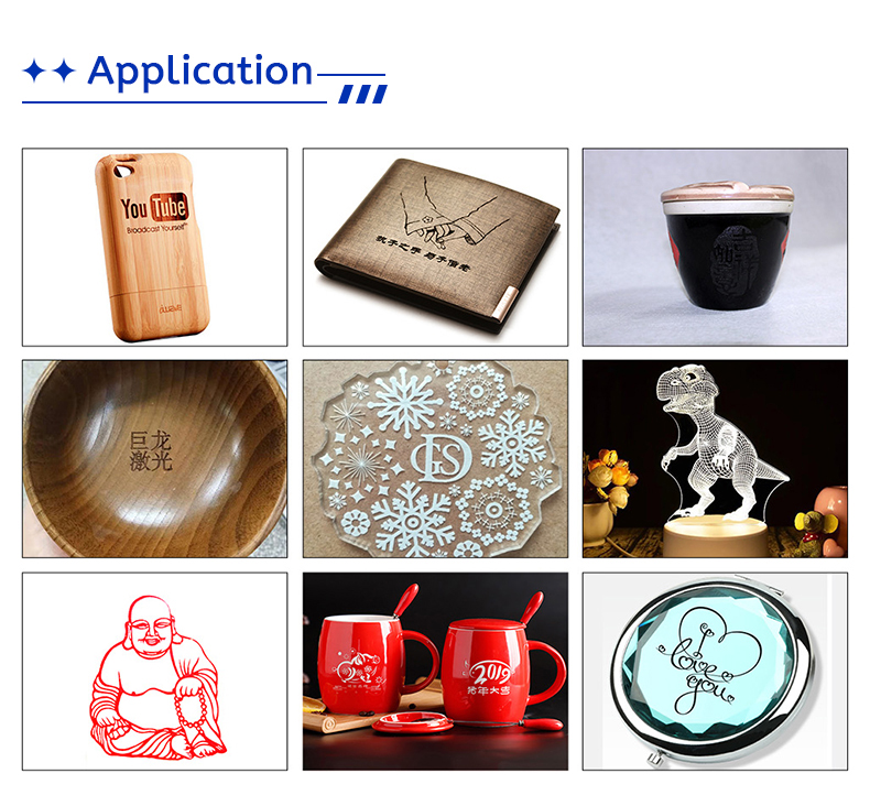 Non-Metal High Precision Deskt - Industrial Laser Engraving Machine For Metal ulasan dan harga