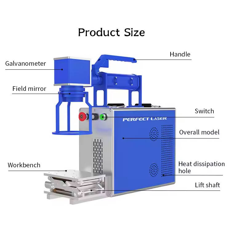 20W/30W/50W S4 Fiber Laser Mar - Industrial Laser Engraving Machine For Metal ulasan dan harga