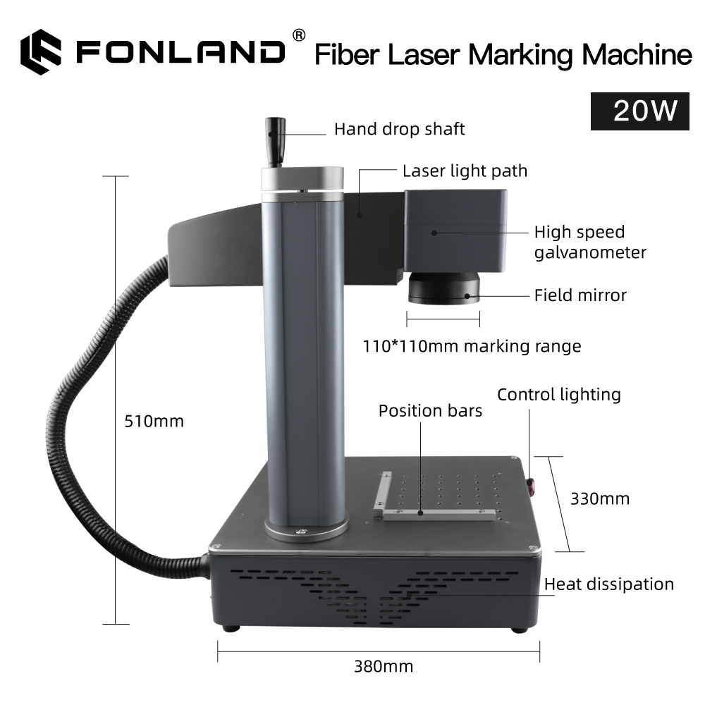 Fonland S4 Metal Fiber Laser M - Industrial Laser Engraving Machine For Metal ulasan dan harga