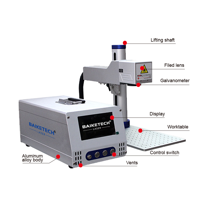 High-Speed 20W/30W Fiber Laser - Industrial Laser Engraving Machine For Metal ulasan dan harga