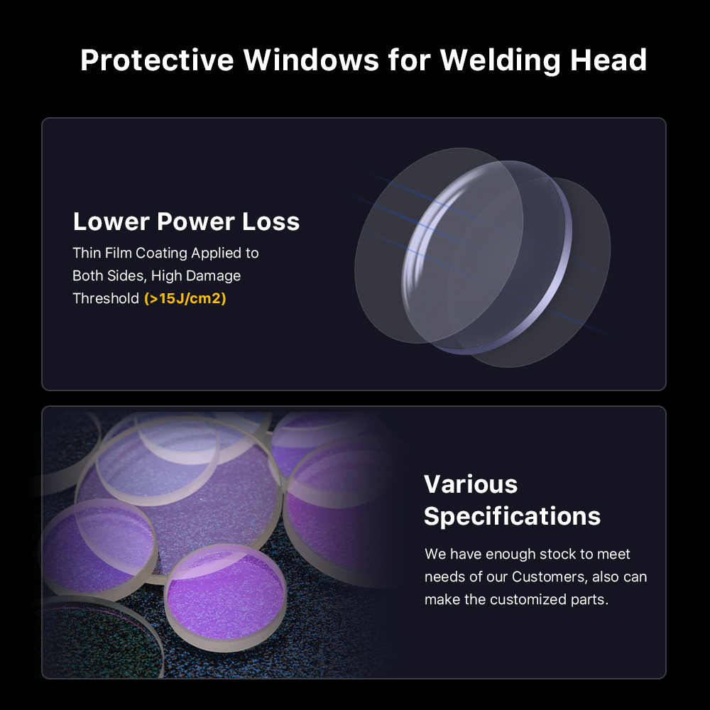 1/10/50/100PCS Fused Silica Pr - Industrial Laser Head ulasan dan harga