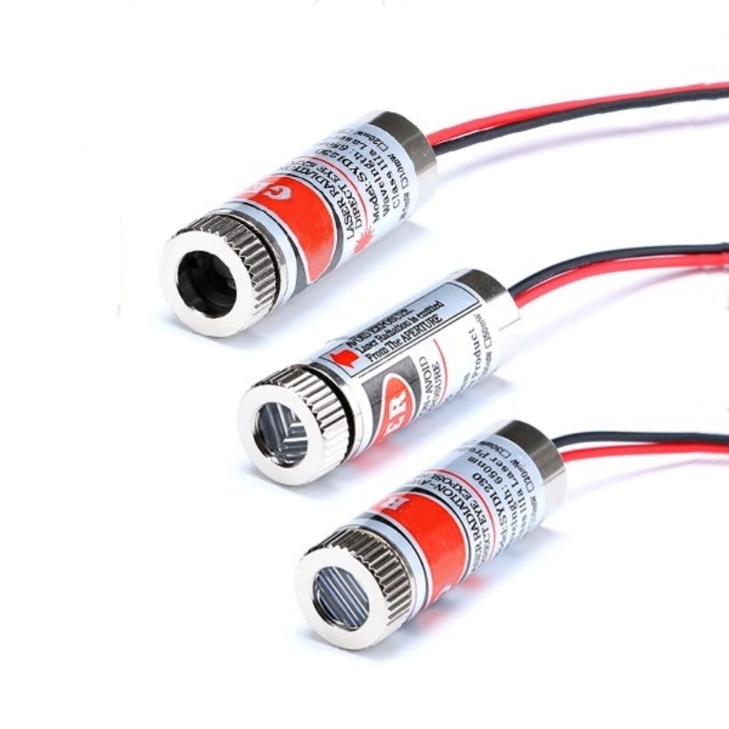 650nm 5mW Red Point / Line / C - Industrial Laser Head ulasan dan harga