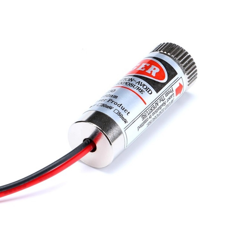 650nm 5mW Red Point / Line / C - Industrial Laser Head ulasan dan harga