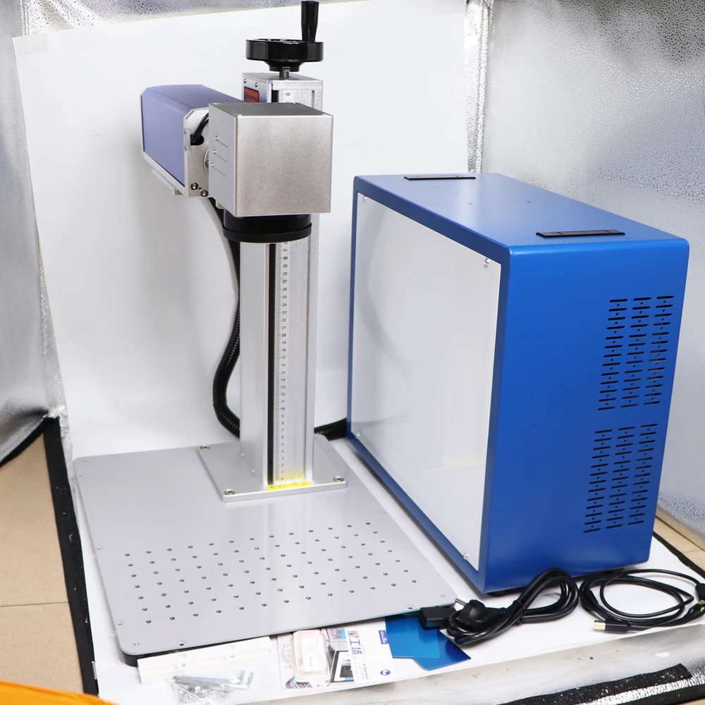 20W 30W 50W MAX Fiber Laser Ma - Industrial Laser Engraving Machine For Metal ulasan dan harga