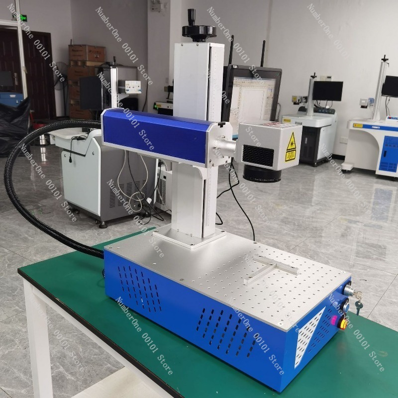 Desktop Fiber Laser Marking Ma - Industrial Laser Engraving Machine For Metal ulasan dan harga